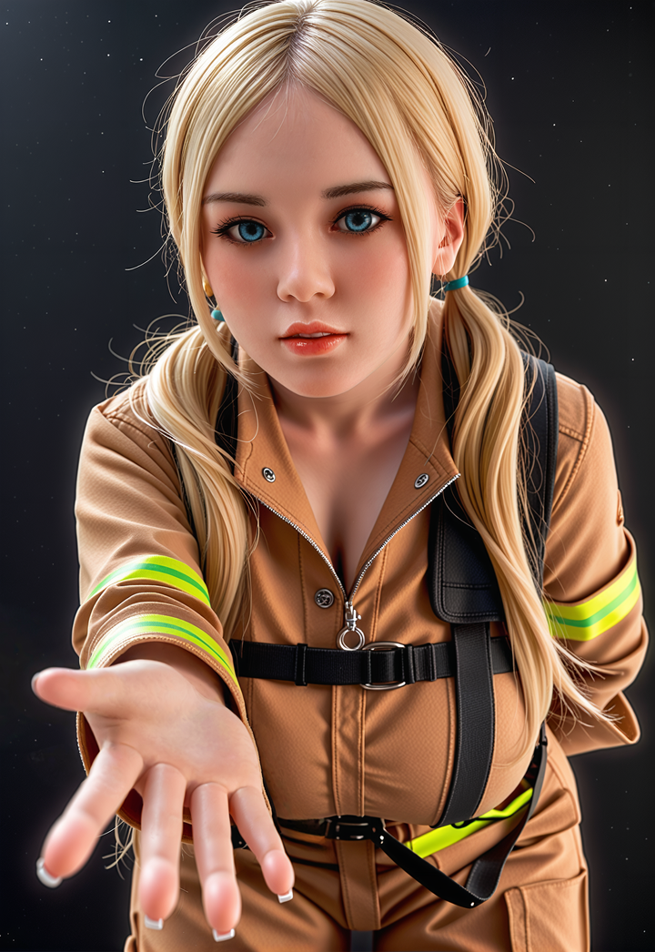 Aibei | 153 cm/5 ft mollige, große Brüste, realistische Sexpuppe - Fannie