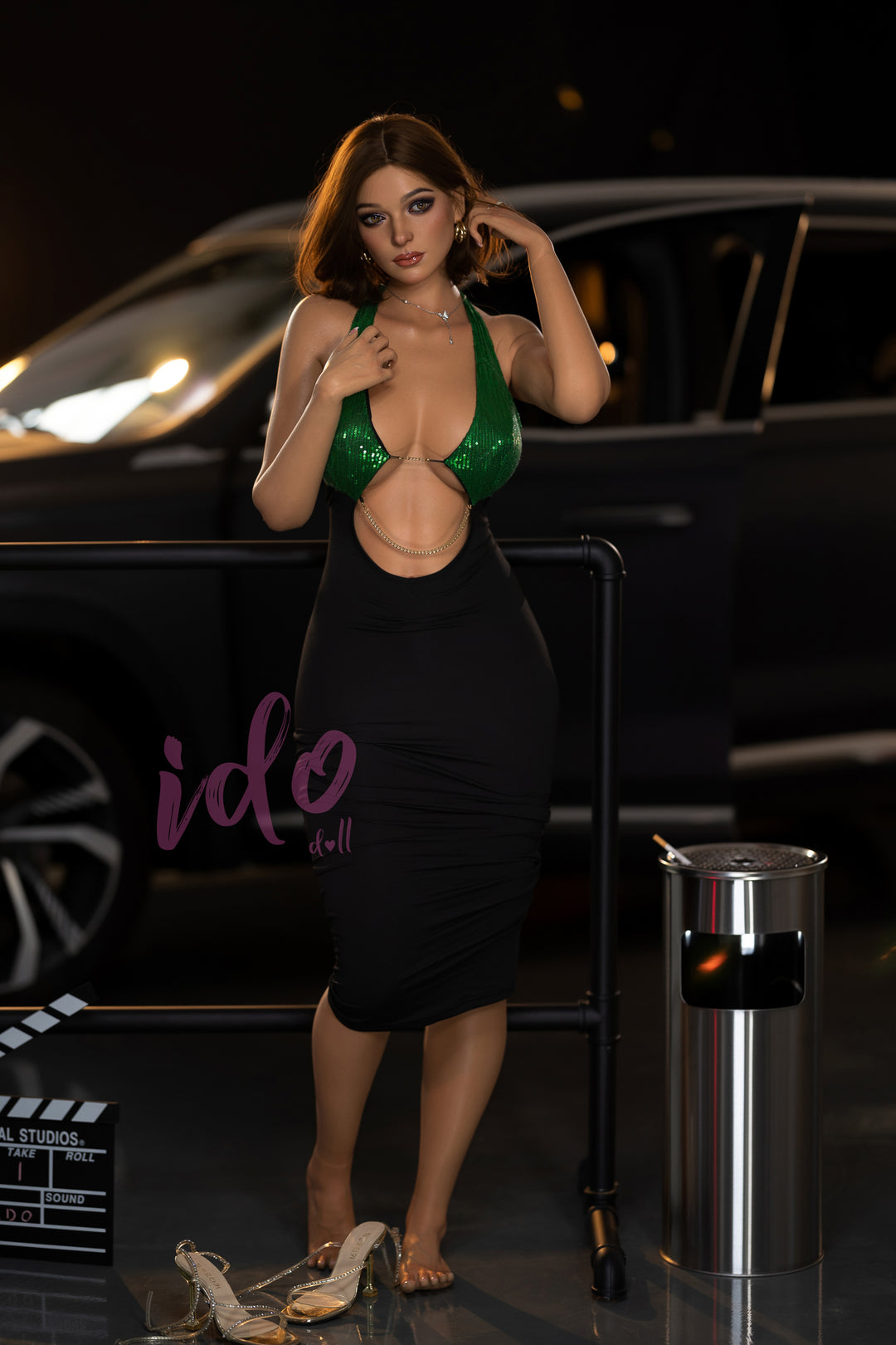 IDO Doll | 5ft 6/167cm Stunning F-Cup Silicone Sex Doll, Head #ID1H With Chic Short Locks - Tatiana (In Stock US)