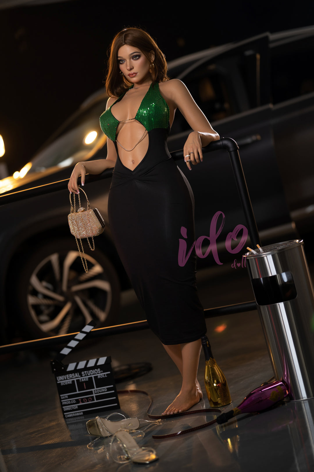 IDO Doll | 5ft 6/167cm Stunning F-Cup Silicone Sex Doll, Head #ID1H With Chic Short Locks - Tatiana (In Stock US)