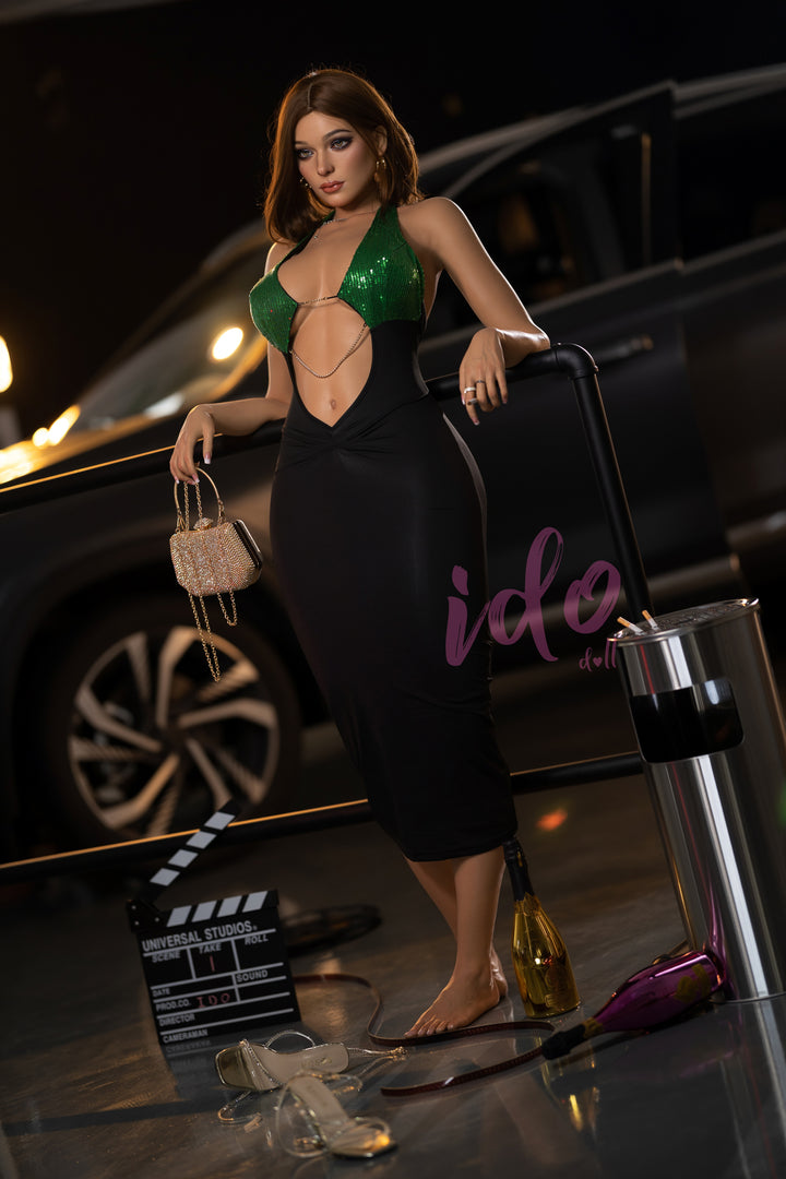 Rosretty Doll | 170cm/5ft58 巨乳 官能的なゴシックスタイル 赤毛 リアルな TPE セックス人形 - シエナ