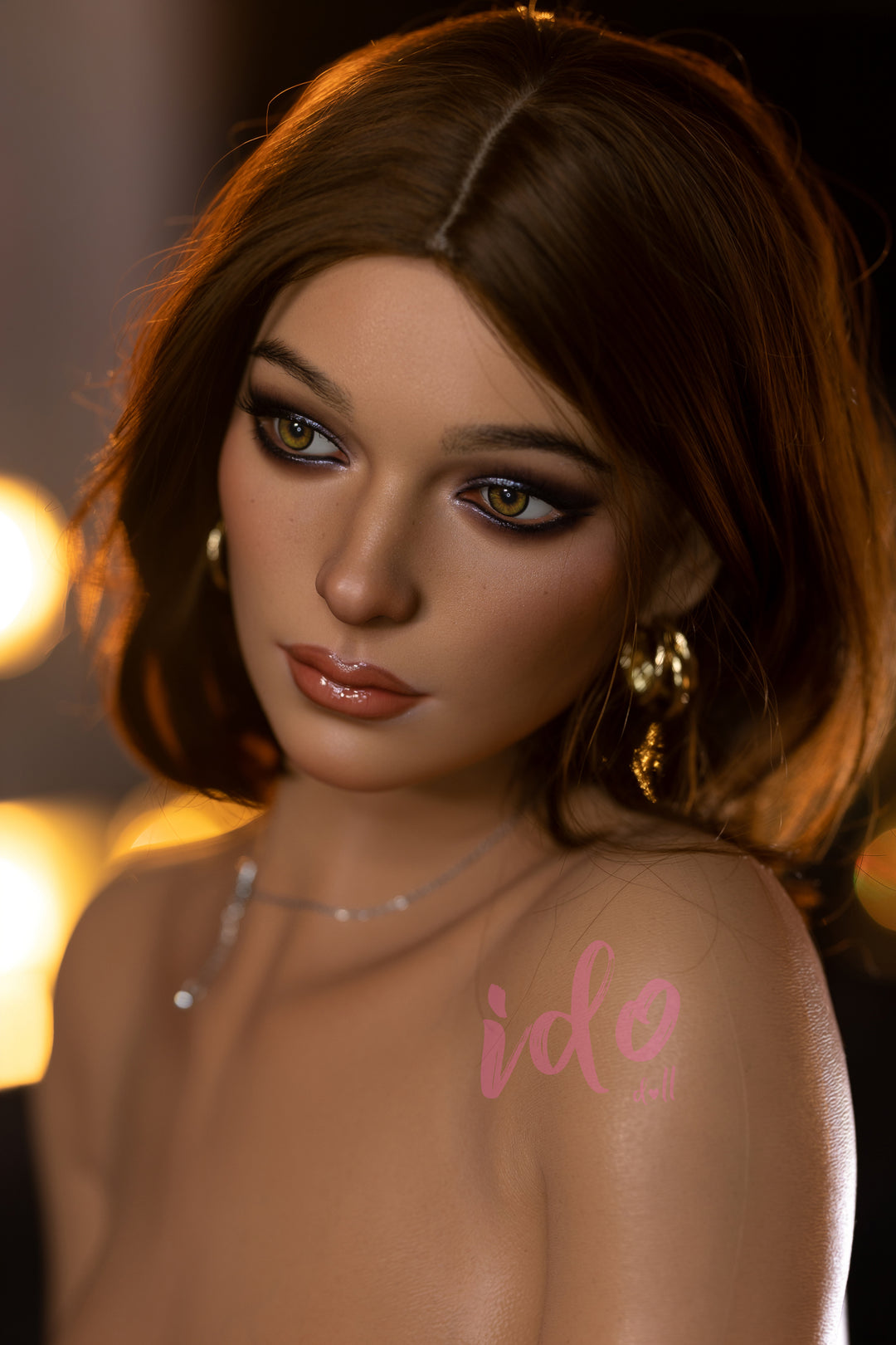 IDO Doll | 5ft 6/167cm Stunning F-Cup Silicone Sex Doll, Head #ID1H With Chic Short Locks - Tatiana (In Stock US)