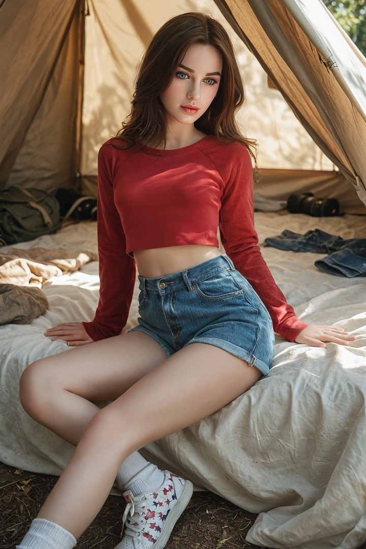 SY Doll | 159 cm/5 ft2 Kleine Brüste Schöne blonde Dame Realistische TPE Sexpuppe - Catherine