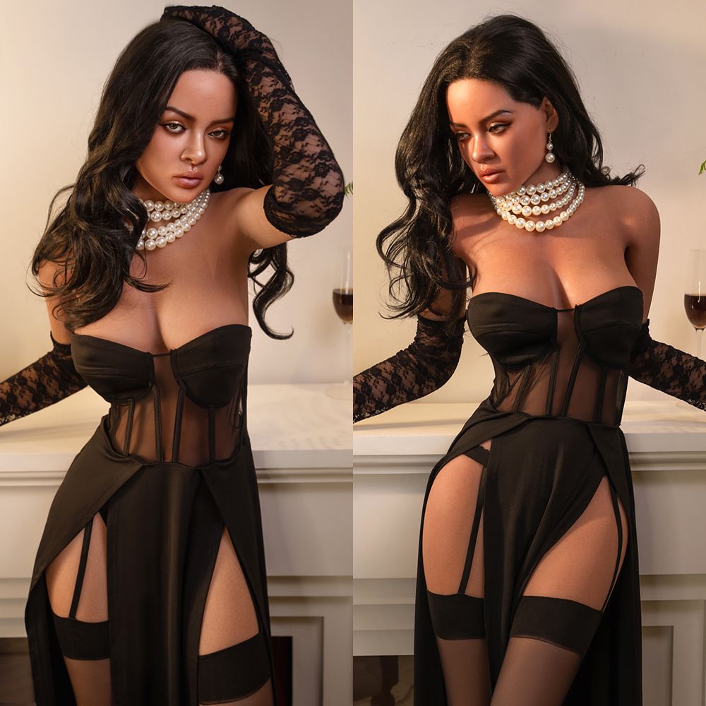 166 cm/5 Fuß 4 Afroamerikanerin mit kleinen Brüsten, lebensechte, reife Sexpuppe - Rihanna