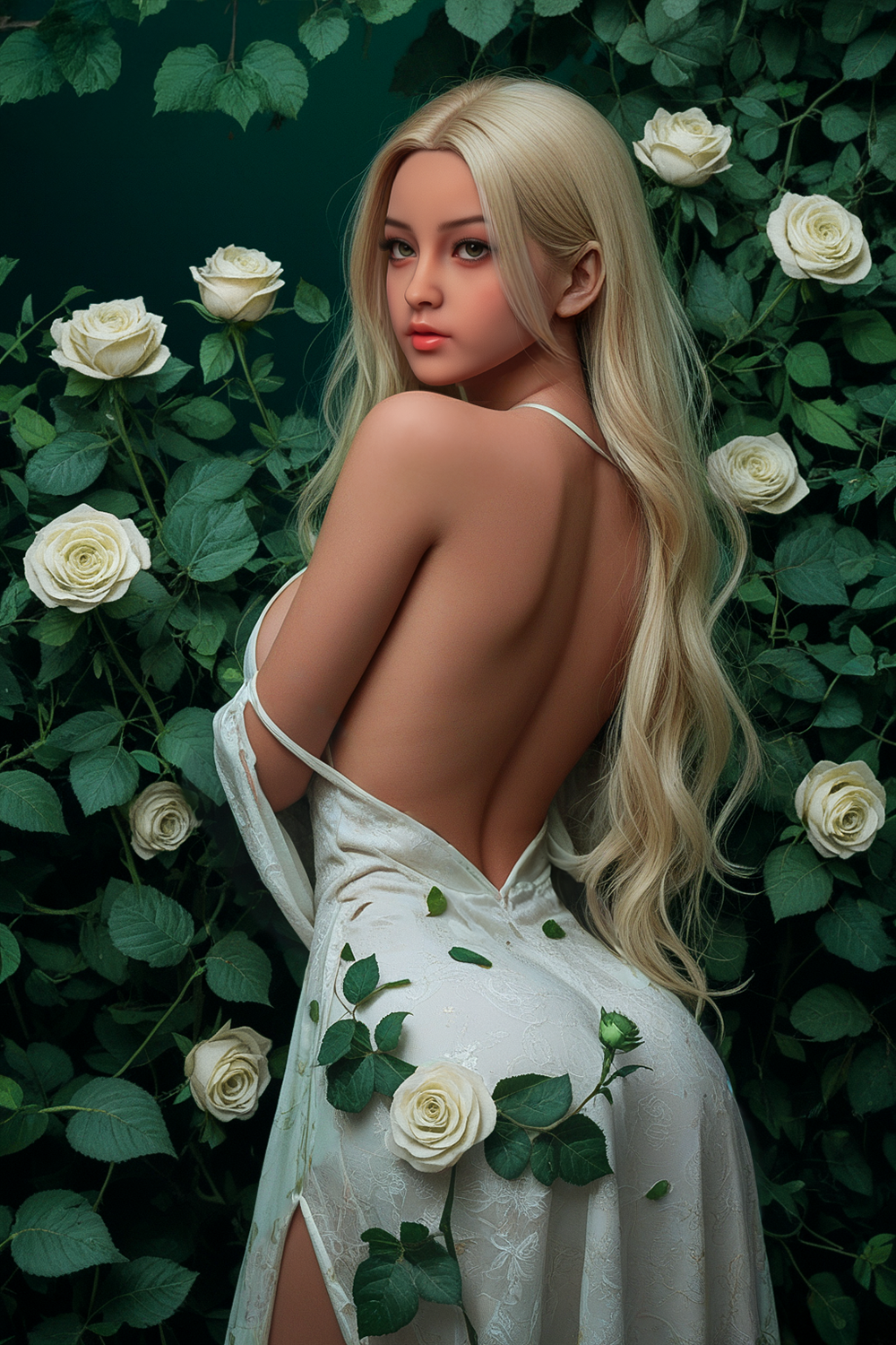 SY Doll | 160 cm große Brüste, bezaubernde blonde amerikanische Sweetheart-Mädchen, realistische TPE-Sexpuppe - Daisy