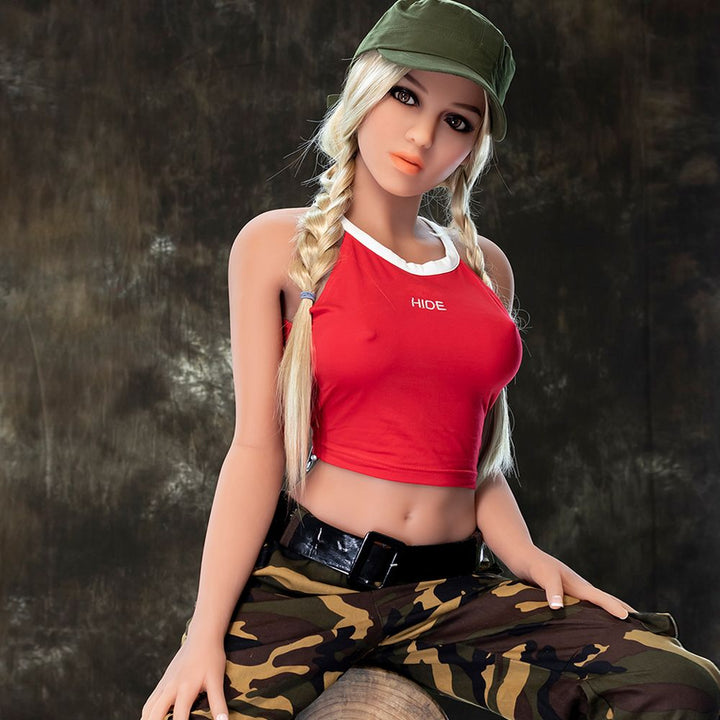 SY Doll | 166 cm/5 Fuß 4 Zoll, blonde Sexpuppe mit kleinen Brüsten – Audrey (auf Lager in den USA)