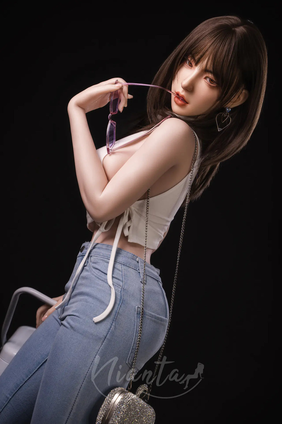 Nianta | 161cm/5ft3 Big Breasts Alluring Asian Sweet Beauty Silicone-X Lifelike Sex Doll - Sandy