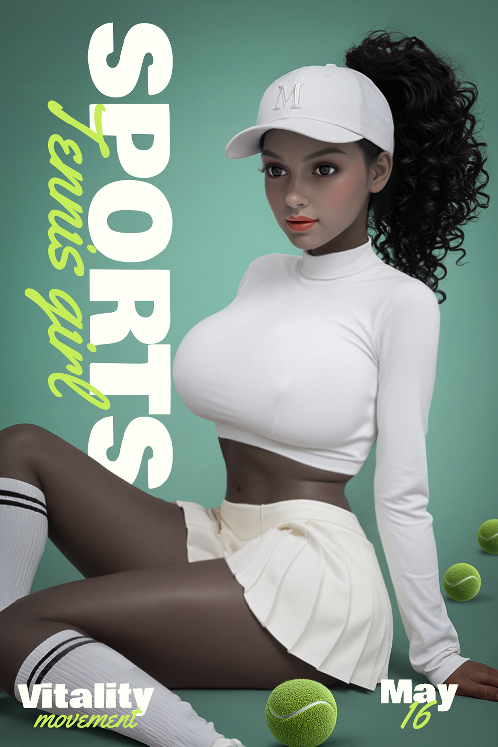 SY Doll | 158cm/5ft2 Big Breasts Latina Fitness Girl Realistic TPE Sex Doll - Maya