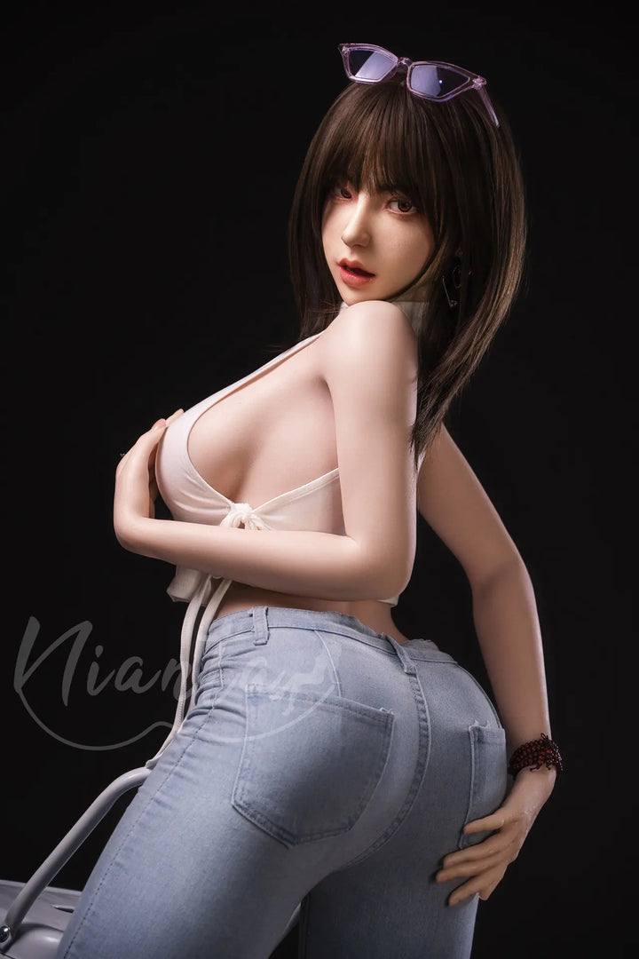 Nianta | 161cm/5ft3 Big Breasts Alluring Asian Sweet Beauty Silicone-X Lifelike Sex Doll - Sandy
