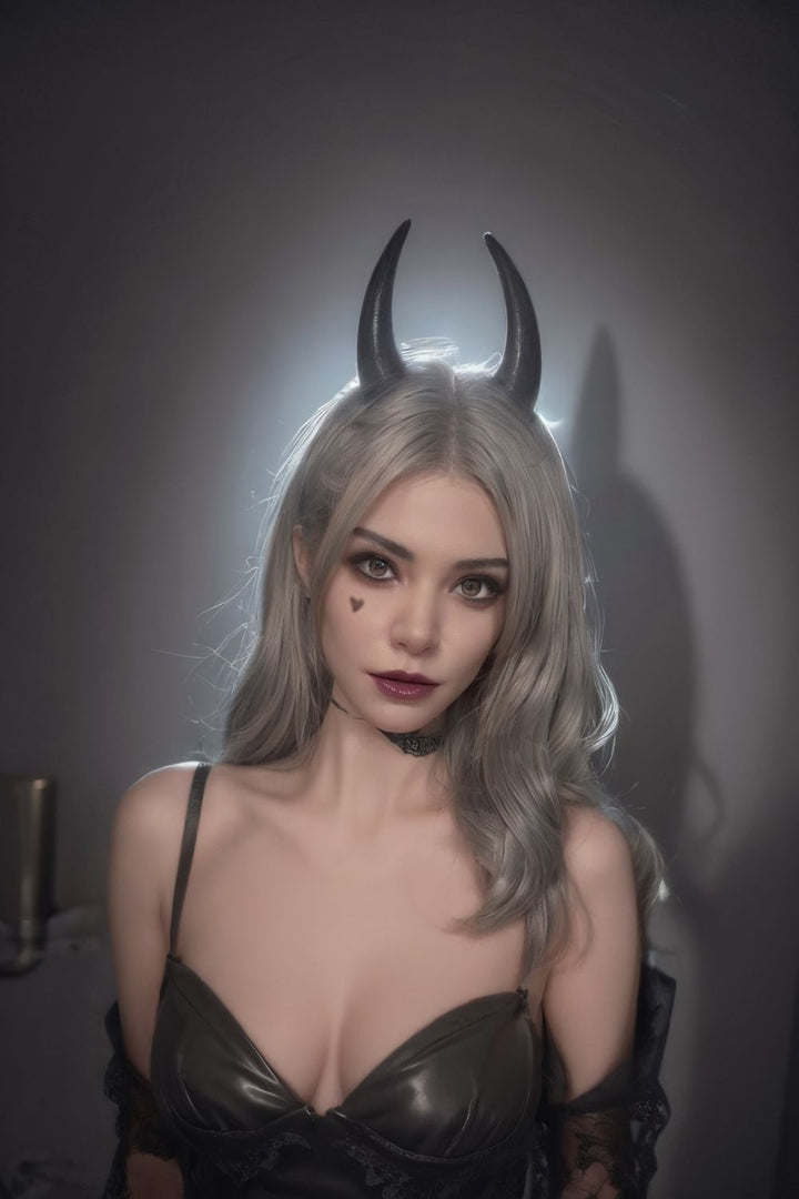 SY Doll | 173 cm/5 Fuß 8 Zoll TPE Sexpuppe mit beweglichem Kiefer, Silikonkopf #M7 - Delia