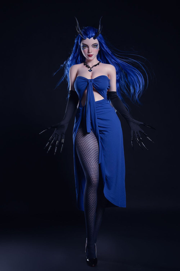 Rosretty Doll | 164cm/5ft5 Big Breasts Seductive Succubus Cosplay Realistic Full Silicone Sex Doll - Elvira