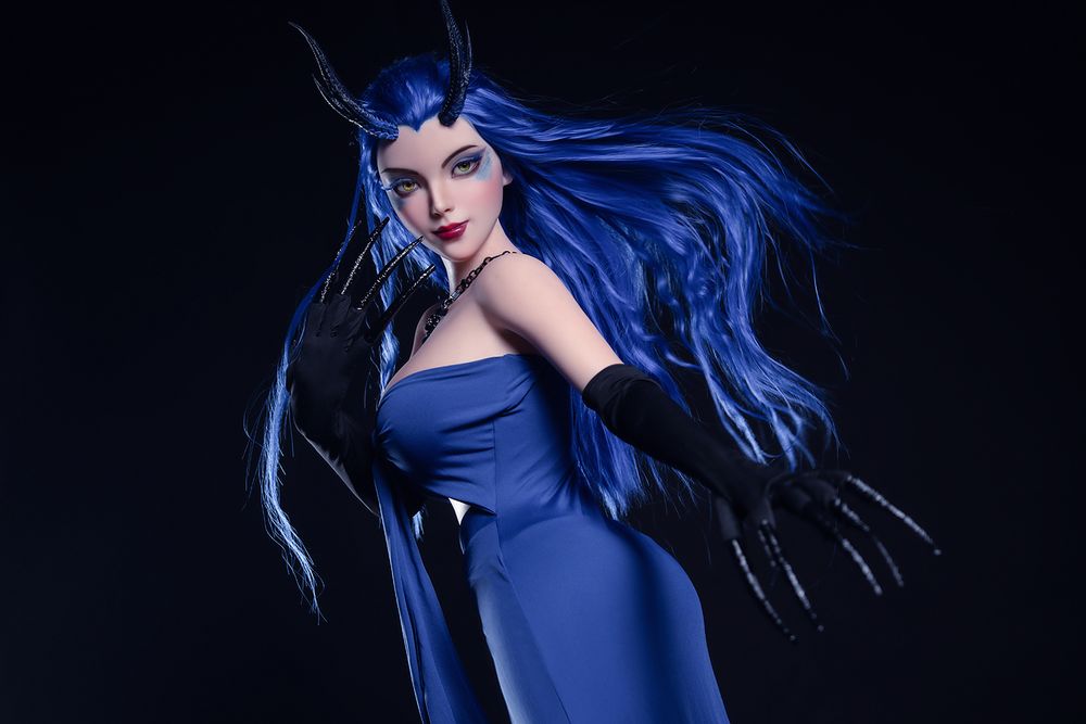 Rosretty Doll | 164cm/5ft5 Big Breasts Seductive Succubus Cosplay Realistic Full Silicone Sex Doll - Elvira