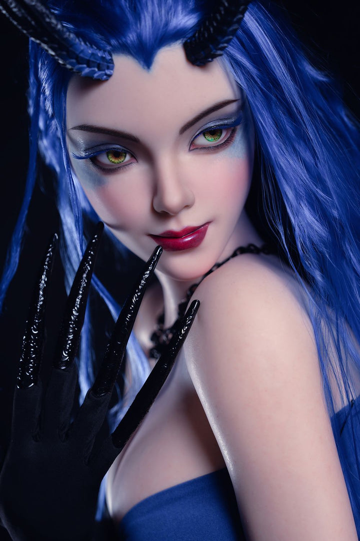 Rosretty Doll | 164cm/5ft5 Big Breasts Seductive Succubus Cosplay Realistic Full Silicone Sex Doll - Elvira