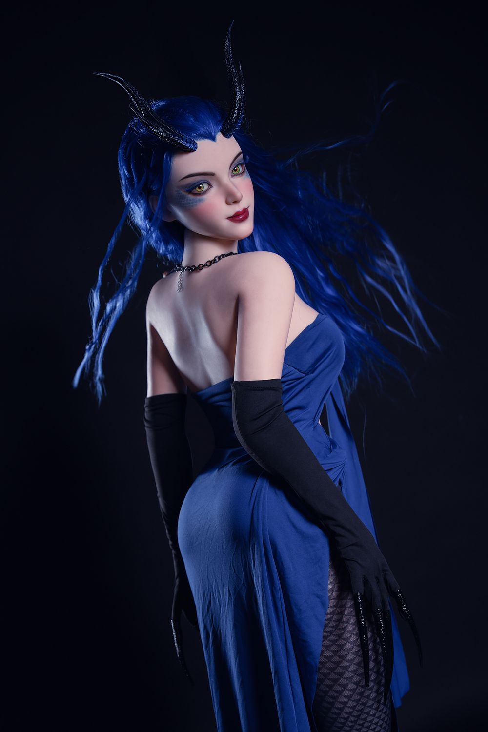 Rosretty Doll | 164cm/5ft5 Big Breasts Seductive Succubus Cosplay Realistic Full Silicone Sex Doll - Elvira