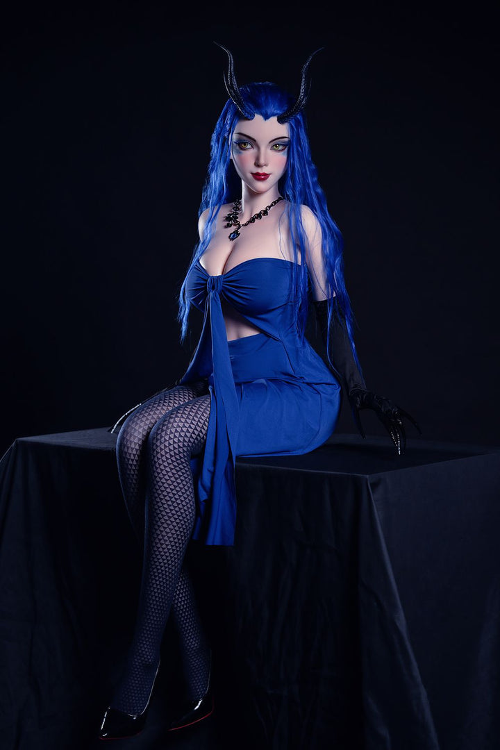 Rosretty Doll | 164cm/5ft5 Big Breasts Seductive Succubus Cosplay Realistic Full Silicone Sex Doll - Elvira