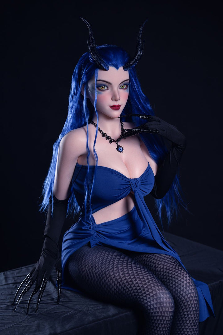 Rosretty Doll | 164cm/5ft5 Big Breasts Seductive Succubus Cosplay Realistic Full Silicone Sex Doll - Elvira