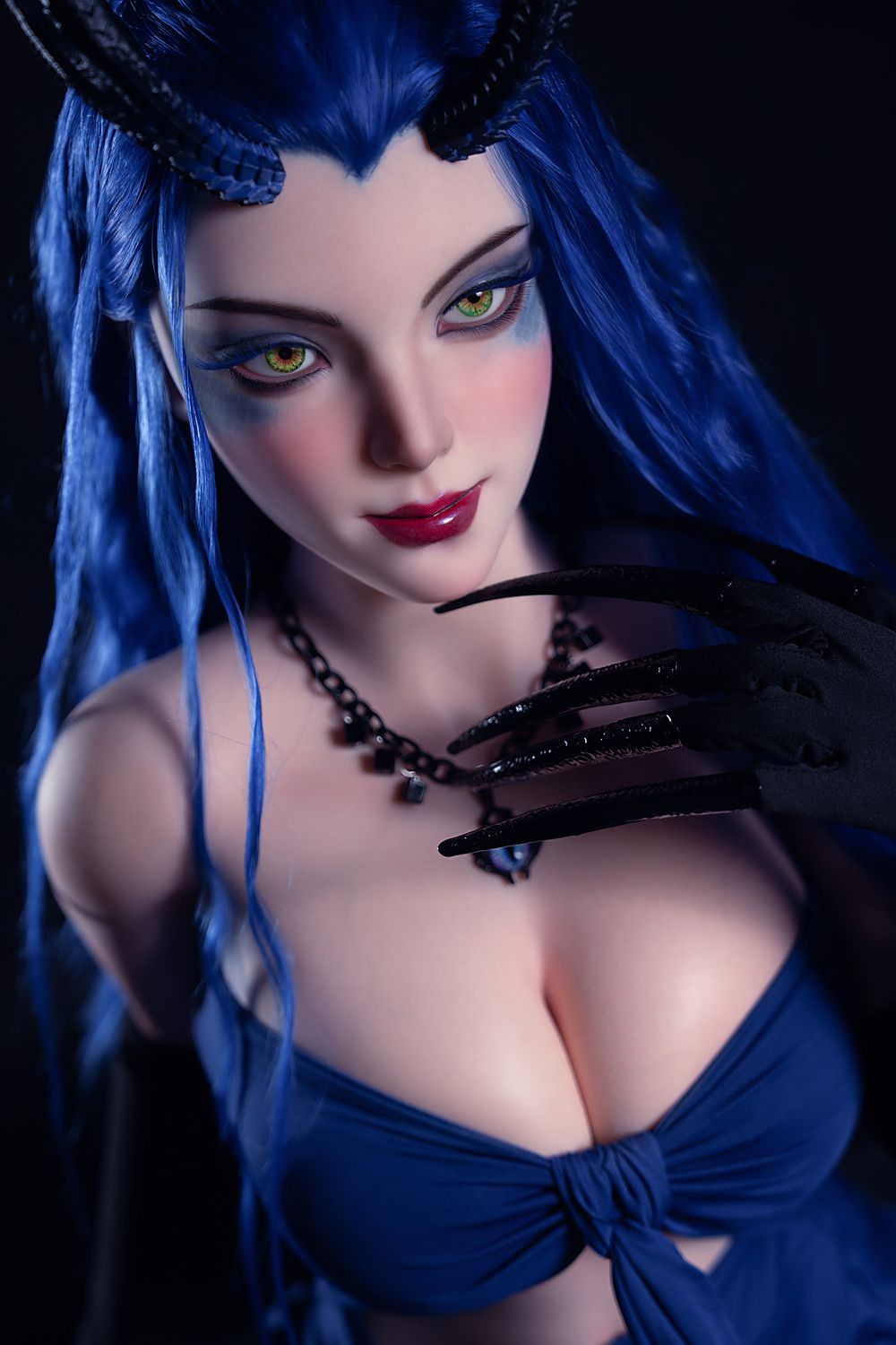 Rosretty Doll | 164cm/5ft5 Big Breasts Seductive Succubus Cosplay Realistic Full Silicone Sex Doll - Elvira
