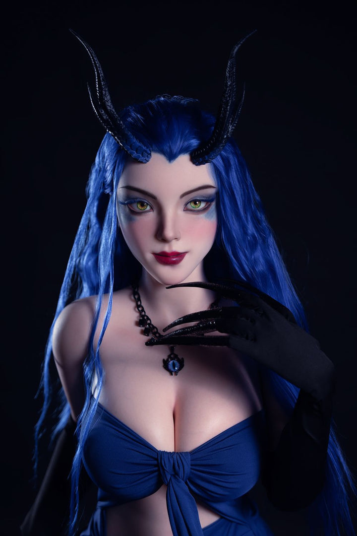 Rosretty Doll | 164cm/5ft5 Big Breasts Seductive Succubus Cosplay Realistic Full Silicone Sex Doll - Elvira