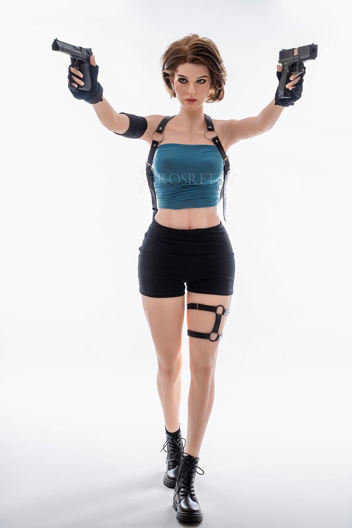 164 cm/5 ft4 Cosplay X Spezialpolizei Kleine Brust Lebensechte Sexpuppe - Mallory
