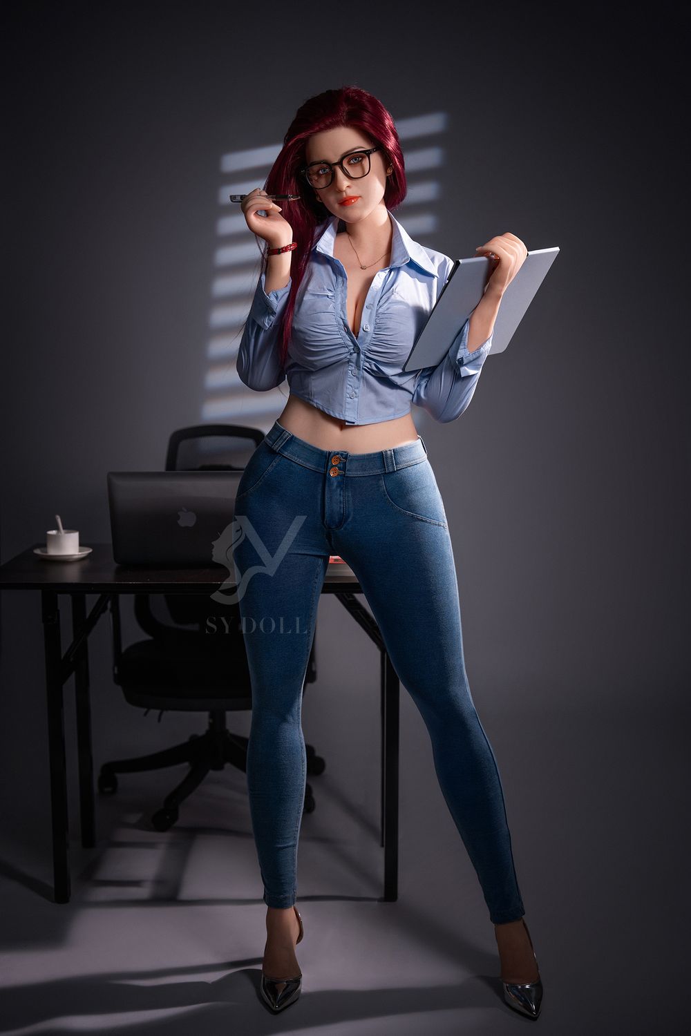 SY Doll |169cm/5ft5 Red Hair Mature Big Breasts Lifelike TPE Sex Doll - Jessi