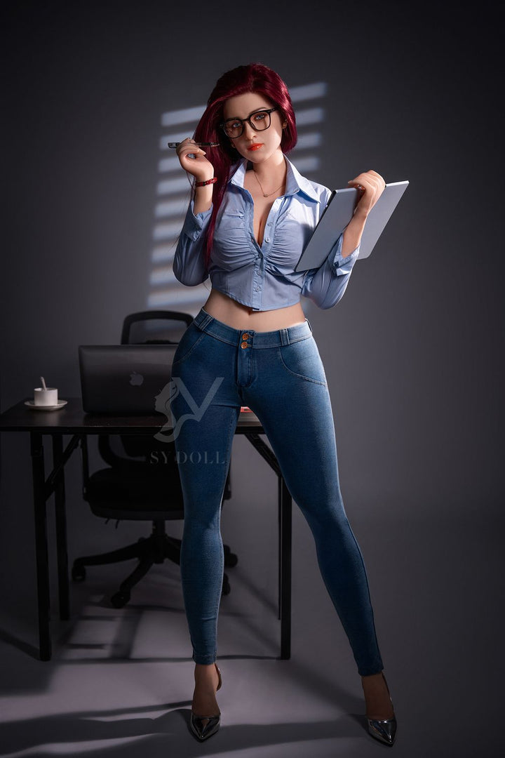 SY Doll |169cm/5ft5 Red Hair Mature Big Breasts Lifelike TPE Sex Doll - Jessi