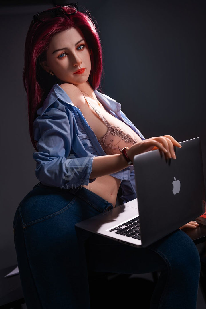 SY Doll |169cm/5ft5 Red Hair Mature Big Breasts Lifelike TPE Sex Doll - Jessi