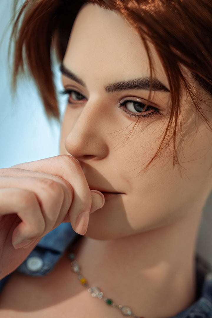 SY Doll | 160cm/5ft3 Playful Handsome Irresistible Smile Lifelike Full Silicone Gay Male Sex Doll - Asher