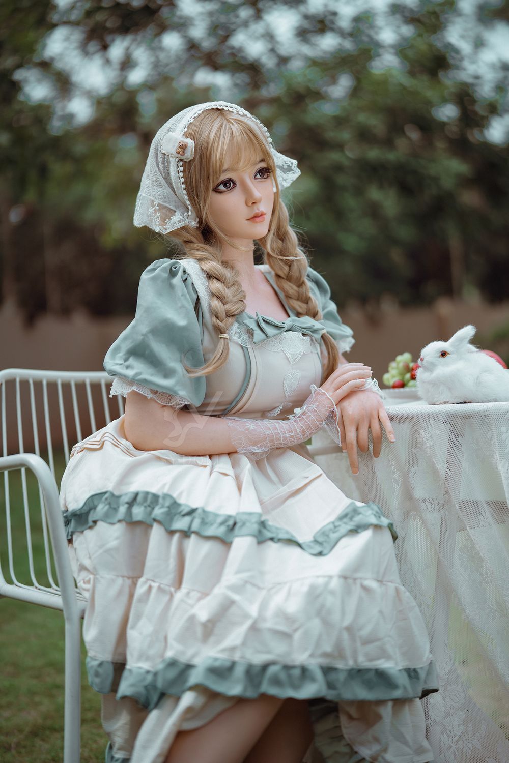 SY Doll | 164 cm große Brüste, verführerische süße blonde Lolita, realistische Sexpuppe aus Vollsilikon - Vanessa