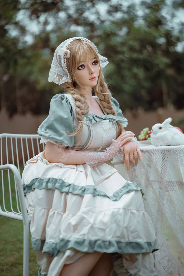 SY Doll | 164 cm große Brüste, verführerische süße blonde Lolita, realistische Sexpuppe aus Vollsilikon - Vanessa