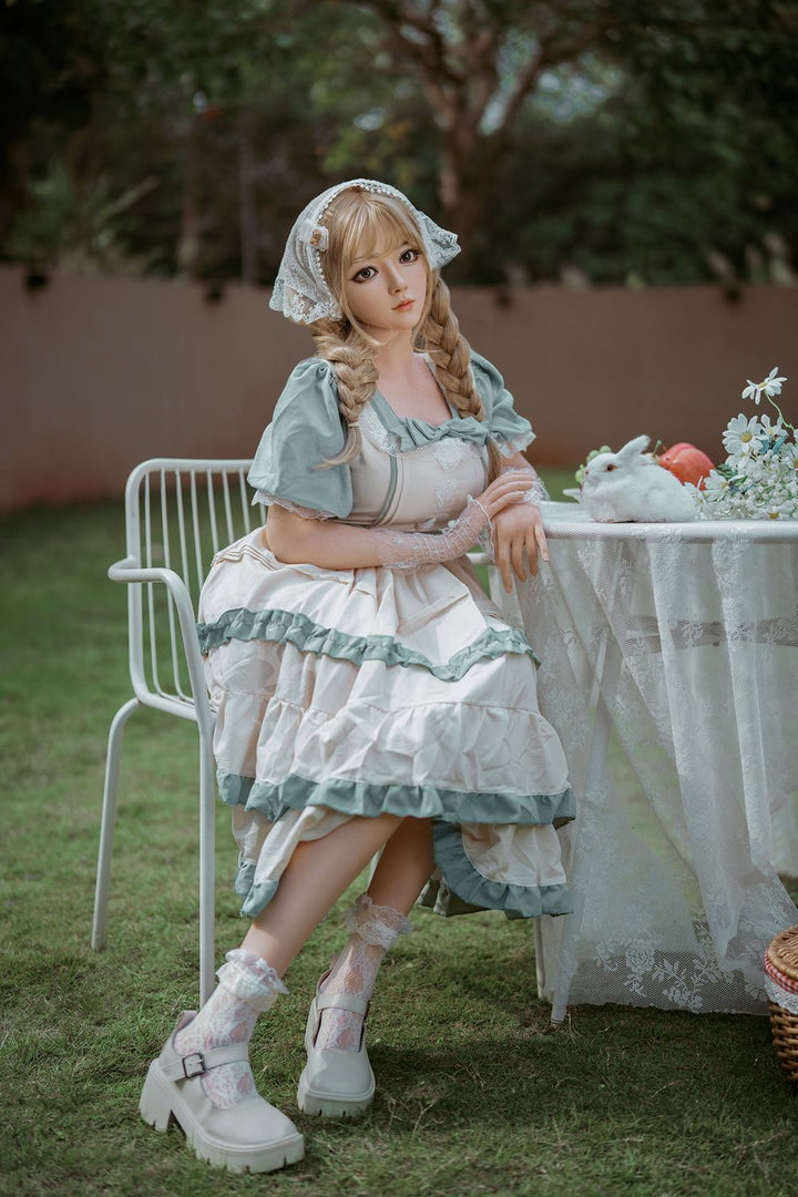 SY Doll | 164 cm große Brüste, verführerische süße blonde Lolita, realistische Sexpuppe aus Vollsilikon - Vanessa