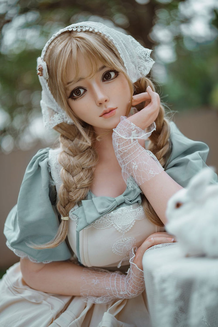 SY Doll | 164 cm große Brüste, verführerische süße blonde Lolita, realistische Sexpuppe aus Vollsilikon - Vanessa