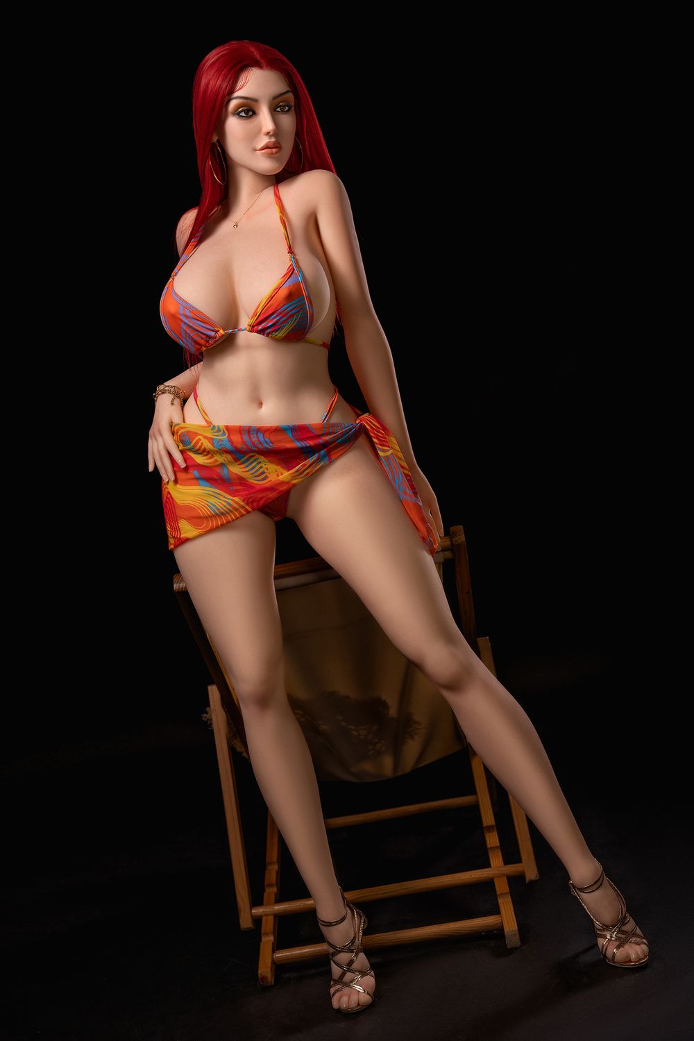 Rosretty Doll | 169cm/5ft7 Red Hair Mature Huge Boobs Lifelike Love Doll - Helen