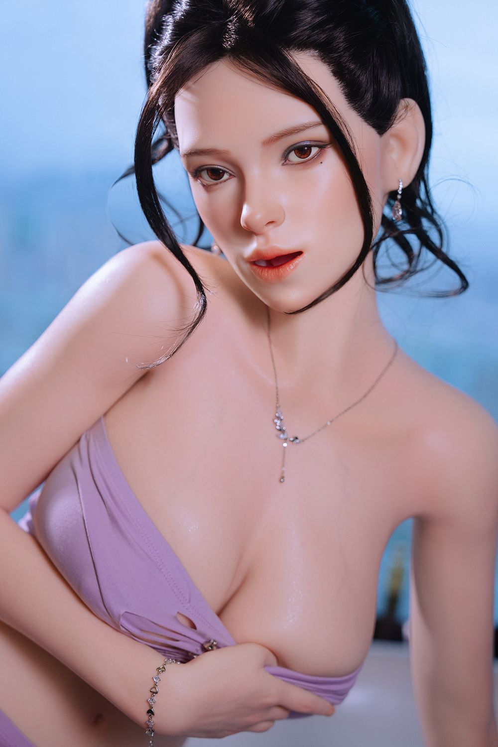 SY Doll | 166cm/5ft5 Big Breasts Charming Chic Office-style Realistic Full Silicone Sex Doll - Winifred