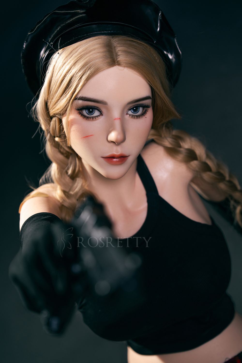 Rosretty Doll | 164cm/5ft4 Big Breasts Sexy Anime Schoolgirl Blonde Realistic Full Silicone Sex Doll - Trixie