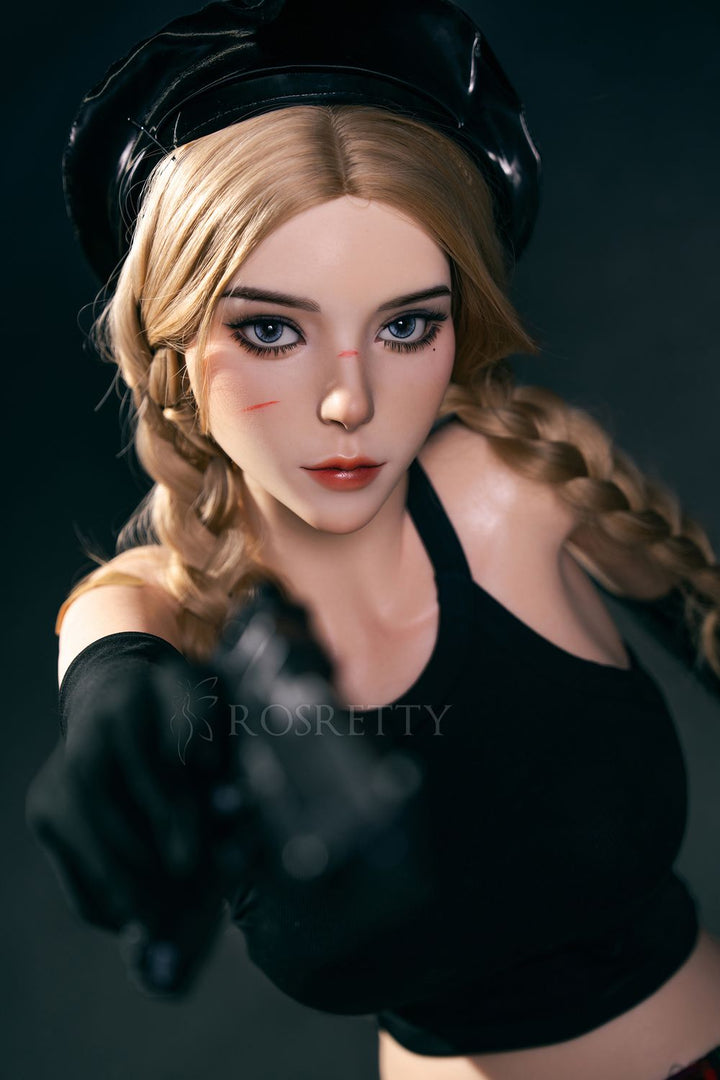 Rosretty Doll | 164cm/5ft4 Big Breasts Sexy Anime Schoolgirl Blonde Realistic Full Silicone Sex Doll - Trixie