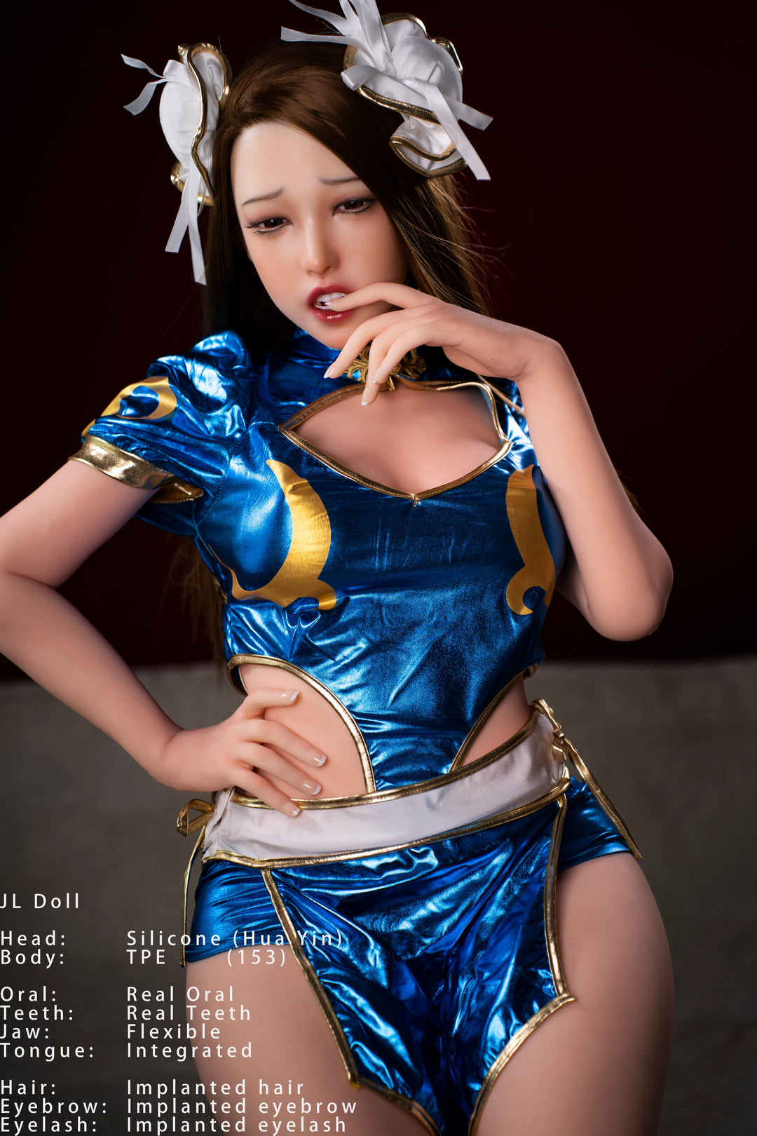 Jarliet | Huayin - 153cm/5ft C-cup Silicone Head Sex Doll With Blonde Straight Hair