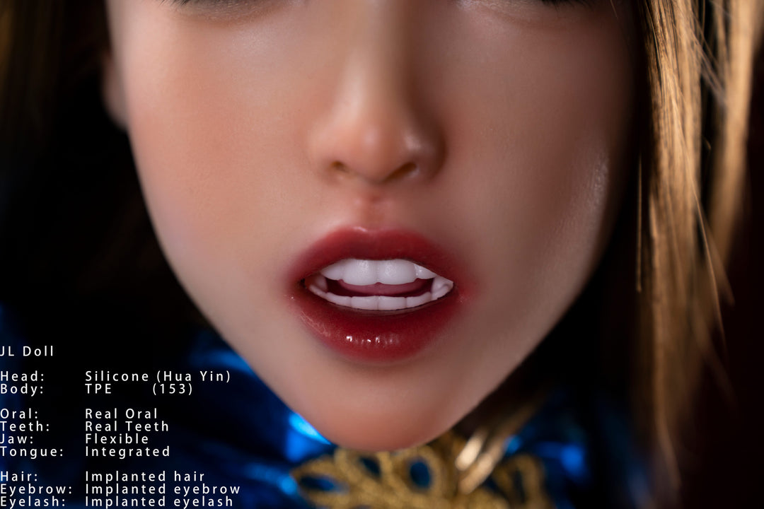 Jarliet | Huayin - 153cm/5ft C-cup Silicone Head Sex Doll With Blonde Straight Hair