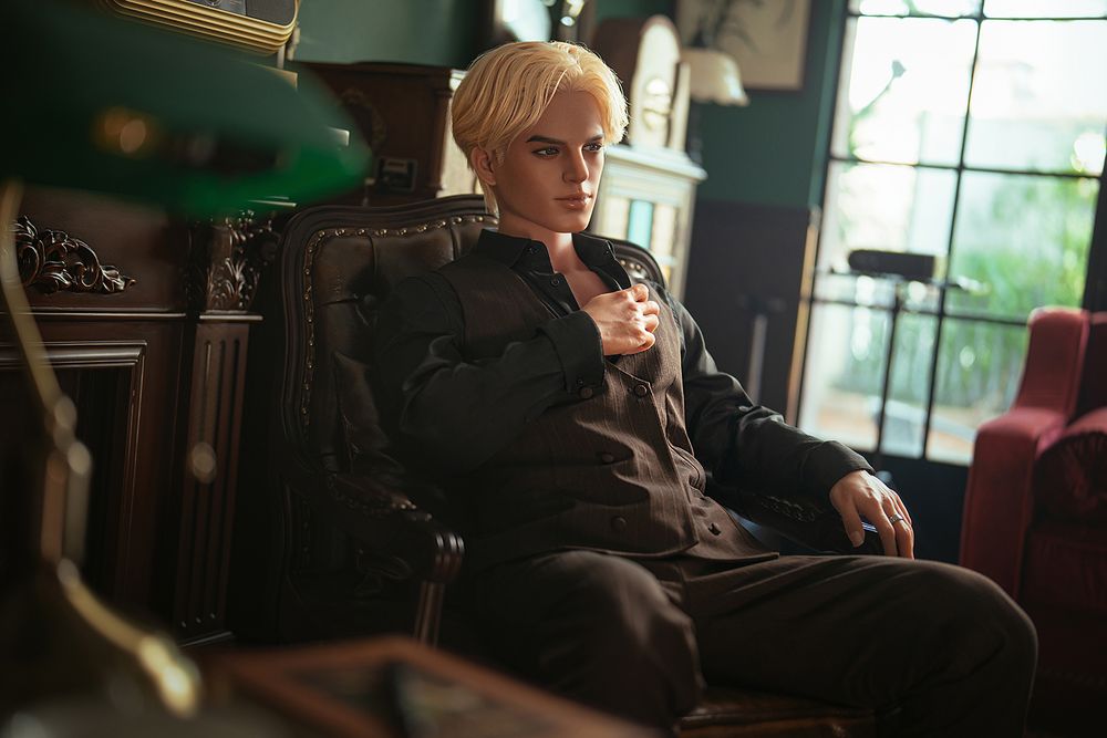 SY Doll | 168cm/5ft5 Seductive Blonde Handsome Realistic Full Silicone Gay Male Sex Doll - Blake