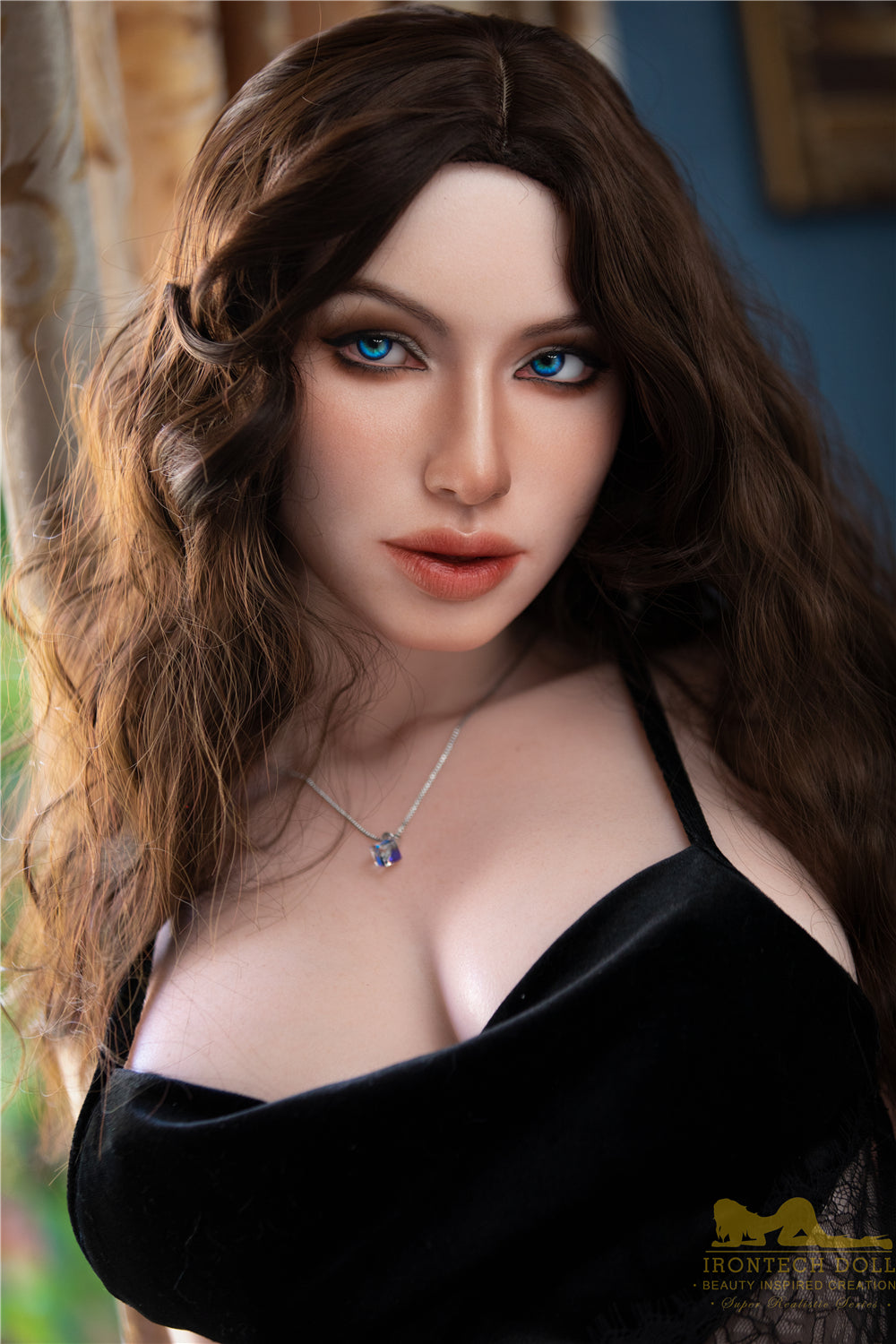 Irontech Doll | 166cm/5ft5  Lovely LifeLike Silicone Love Doll With Long Curly Hair - Zara (In Stock US)