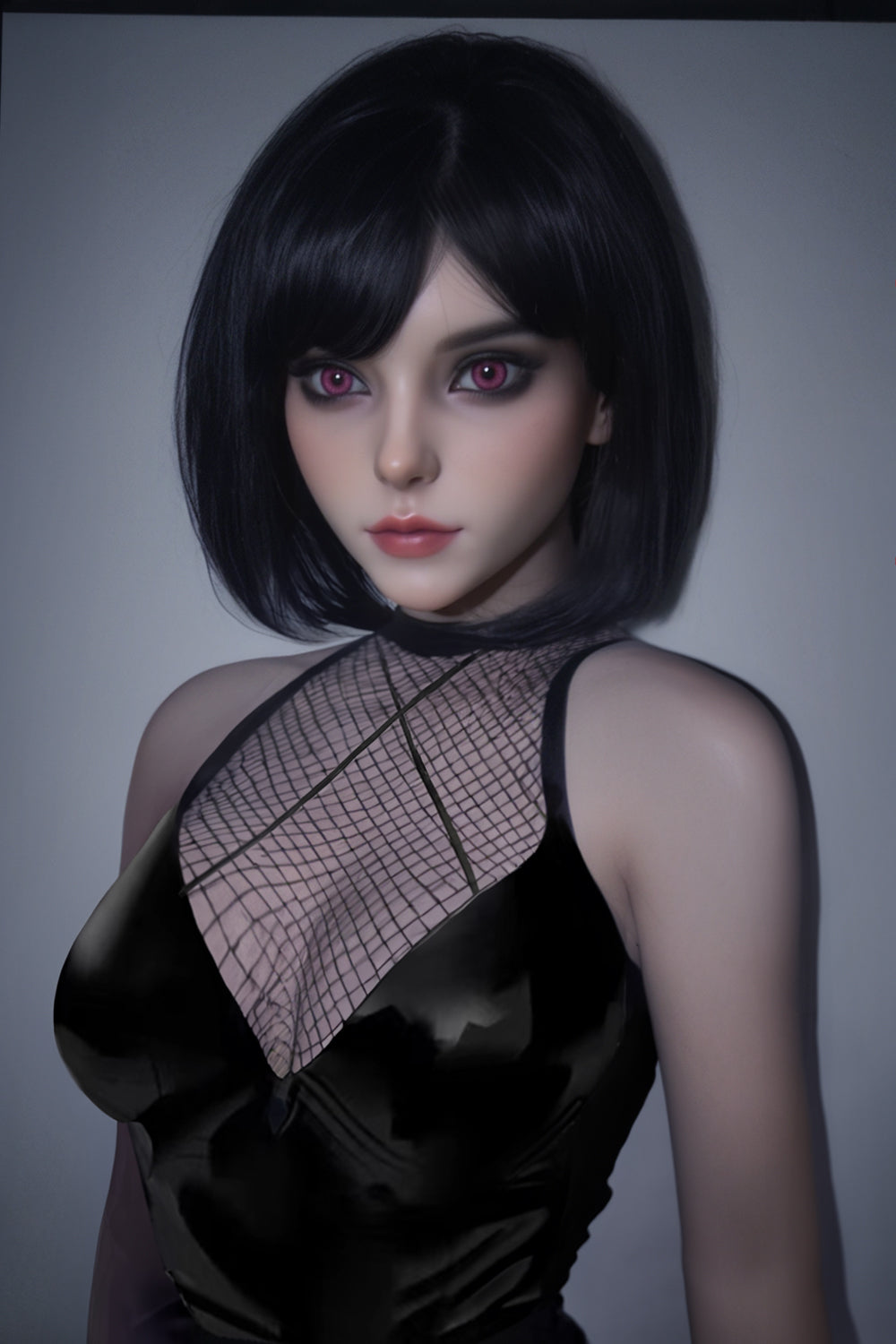 Rosretty Doll | 150cm/4ft11 Big Breasts Spicy Japanese Goth-Style Lifelike Full Silicone Sex Doll - Lola