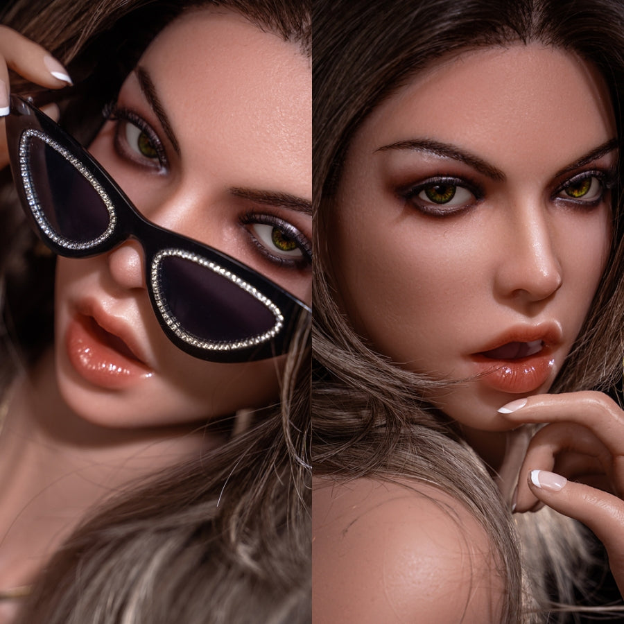 SY Beweglicher Kiefer Dünner Silikonkopf Arna M1#