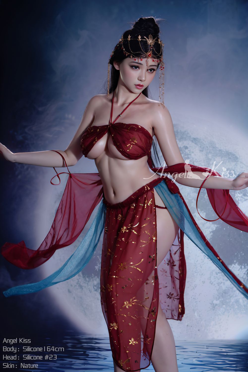 Angelkiss® 164 cm (5,4 Zoll) D-CUP Vollsilikon-Sexpuppe - Chloe