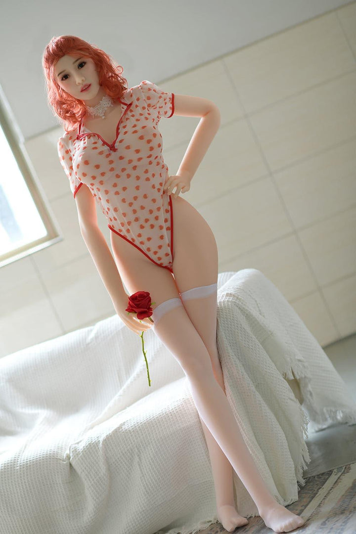 6YE | 165 cm (5' 5") D-Körbchen, kleine Brüste, rosa Haare, Sexpuppe - Theresa