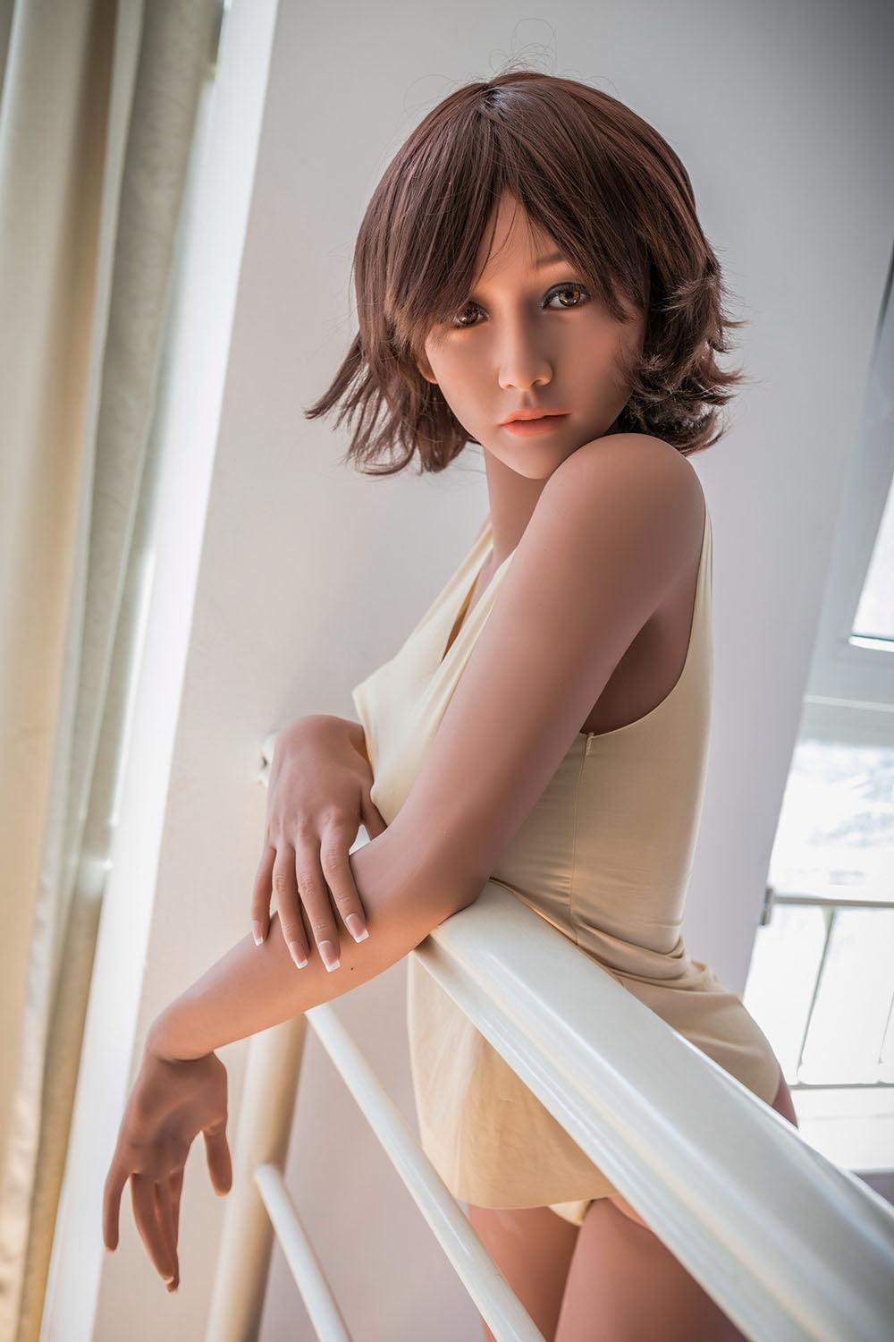 WM | 163 cm C-Körbchen Sexpuppe Brown Angel - Amy