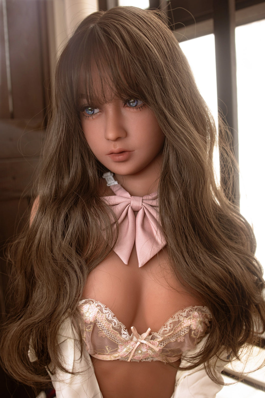 Aibei Doll | 150cm / 4ft11 Youthful Vitality Sex Doll With Blonde Curly Hair - Nita
