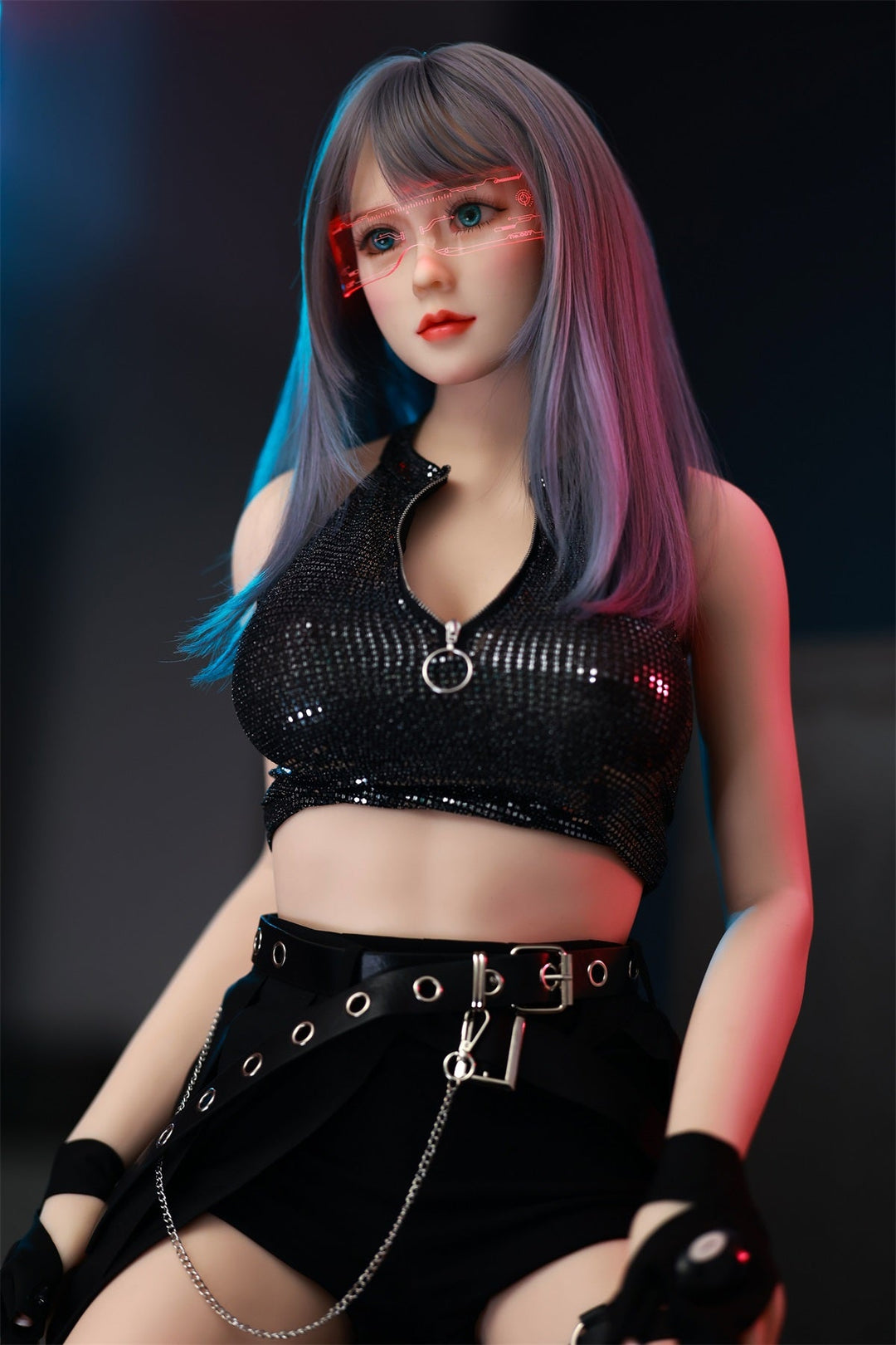 5Ft6 (165 cm) Sexpuppe im coolen Stil mit langem, glattem Haar – Addy (auf Lager in den USA)