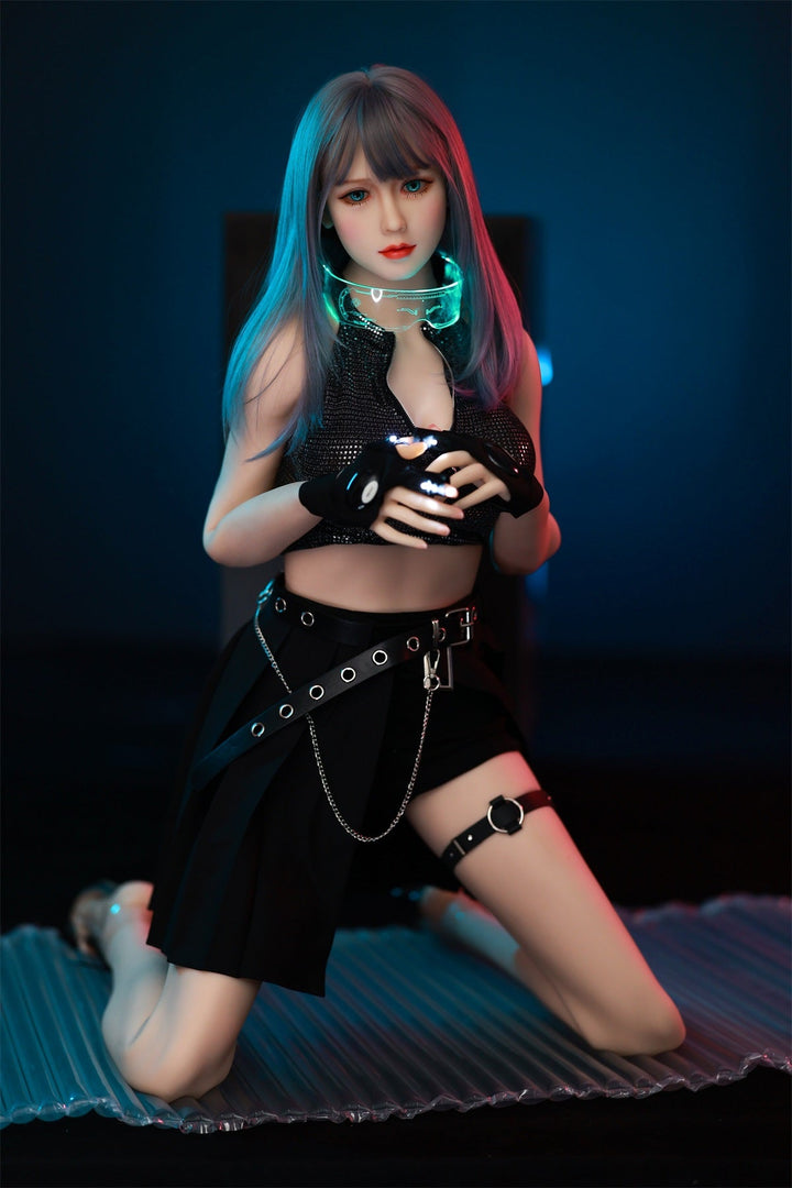 5Ft6 (165 cm) Sexpuppe im coolen Stil mit langem, glattem Haar – Addy (auf Lager in den USA)