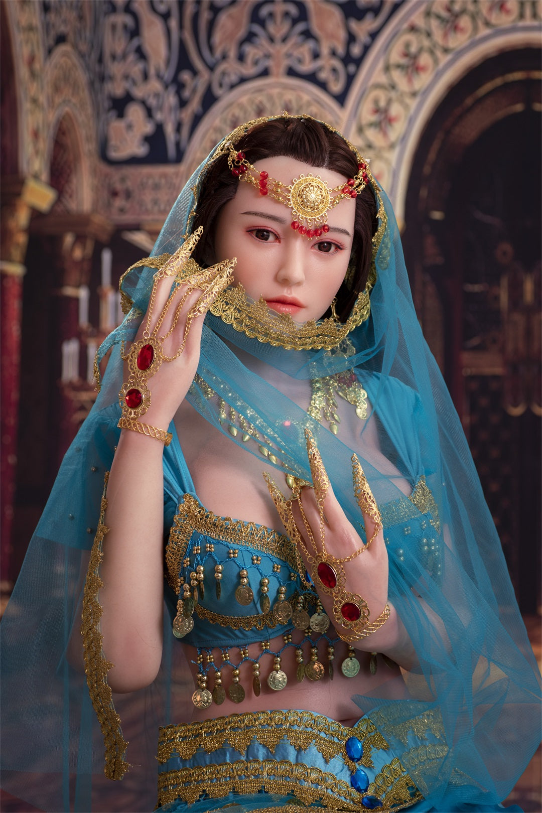 Sexpuppe im indischen Stil mit realistischen Gesichtszügen – Trina (3 Größen)