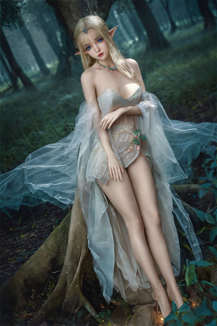 SY Doll | 150cm/4ft9 Flat Breasts Lovely Elf Cosplay Realistic Full Silicone Sex Doll - Ailsa
