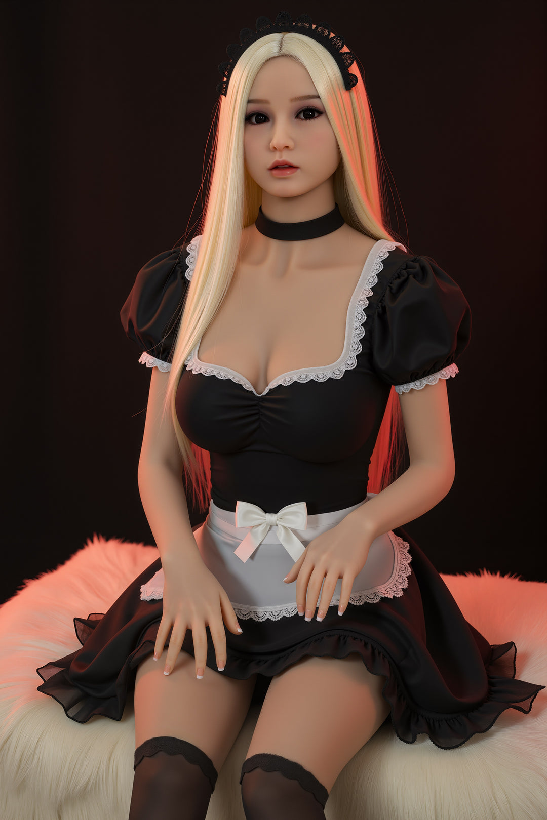 AIBEI | 150cm (4ft 11)  Gorgeous Maid With Beautiful Blonde Hair - Clara（In Stock US）
