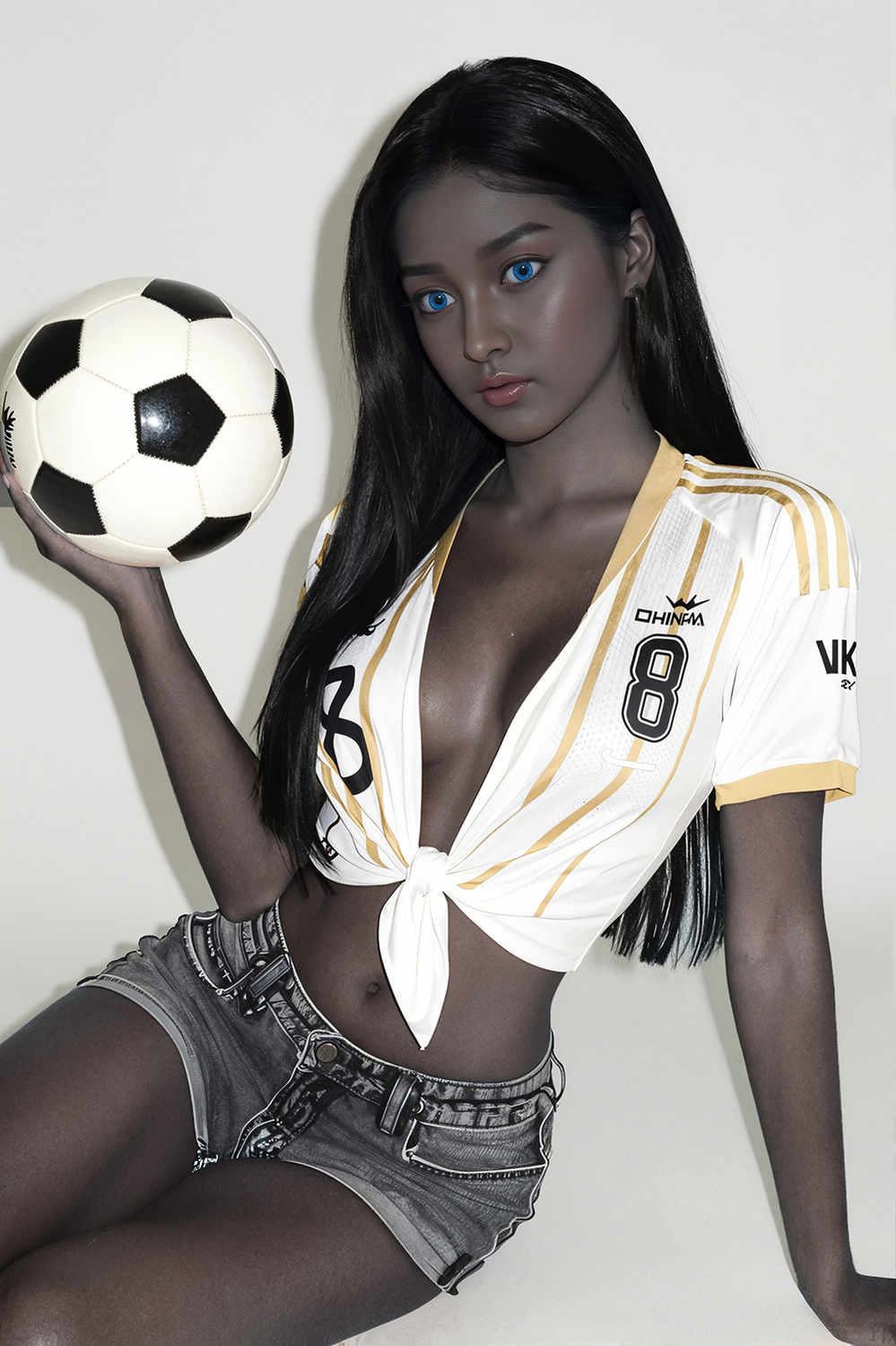 SY Doll | 157 cm/5 ft2 Kleine Brüste Elegante blonde schlanke Dame Realistische TPE Sexpuppe - Kendra (Auf Lager in den USA)